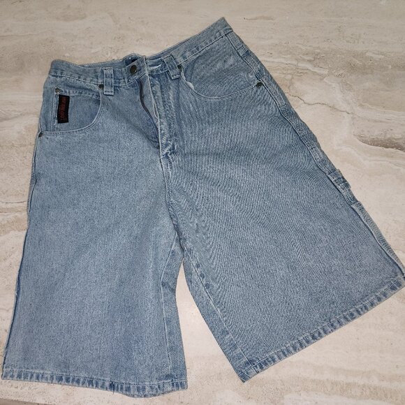 Imperial Court Denim Jean bahama length Shorts - Picture 1 of 8